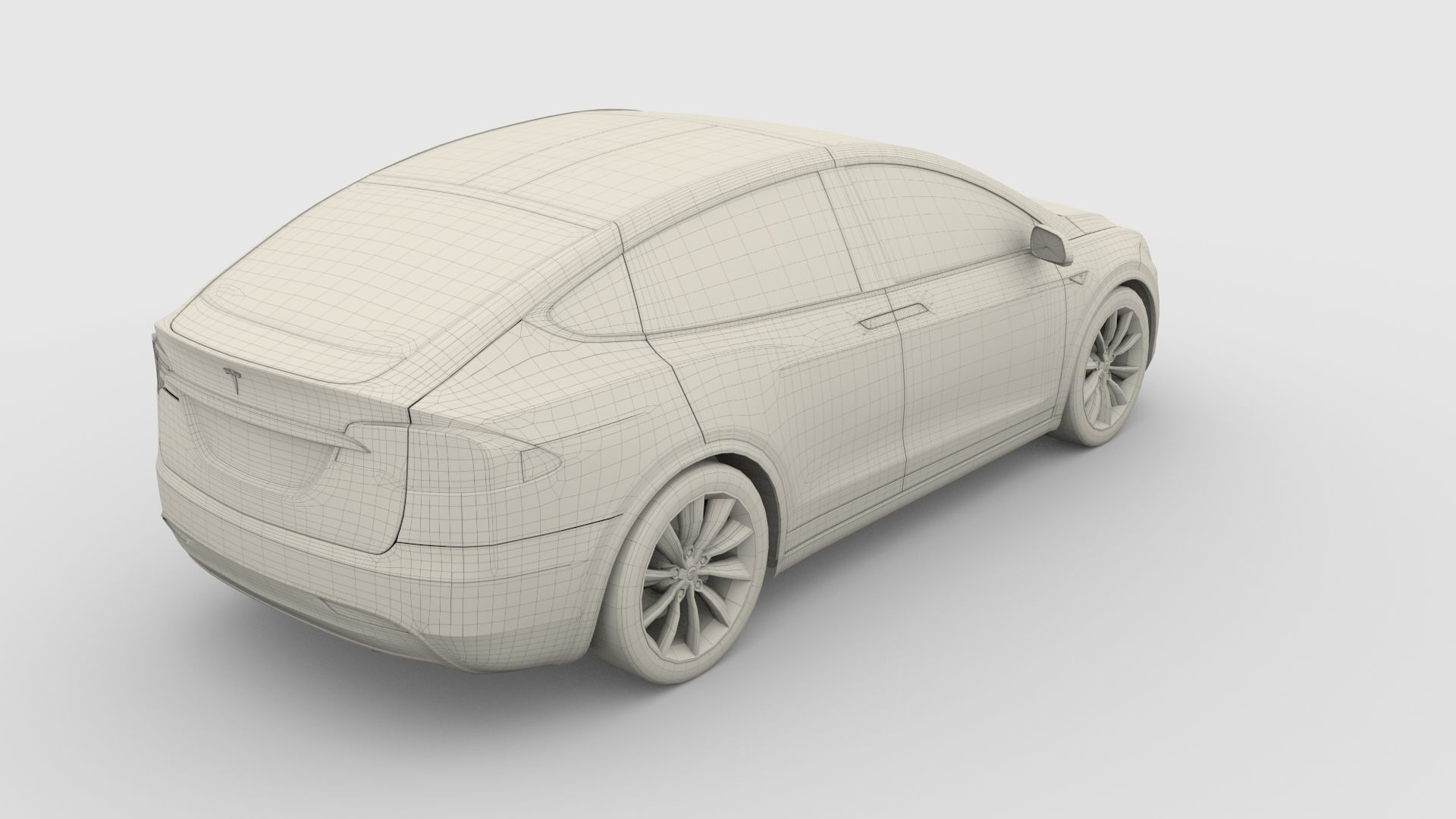 Tesla Collection Roadster Model S X 3 3D model_40