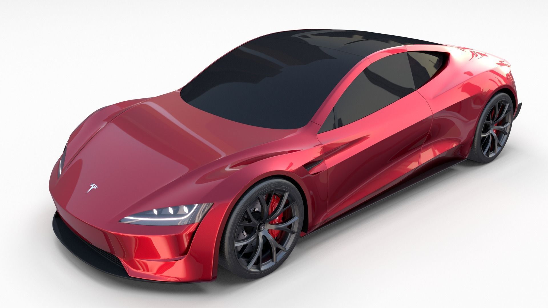Tesla Collection Roadster Model S X 3 3D model_14