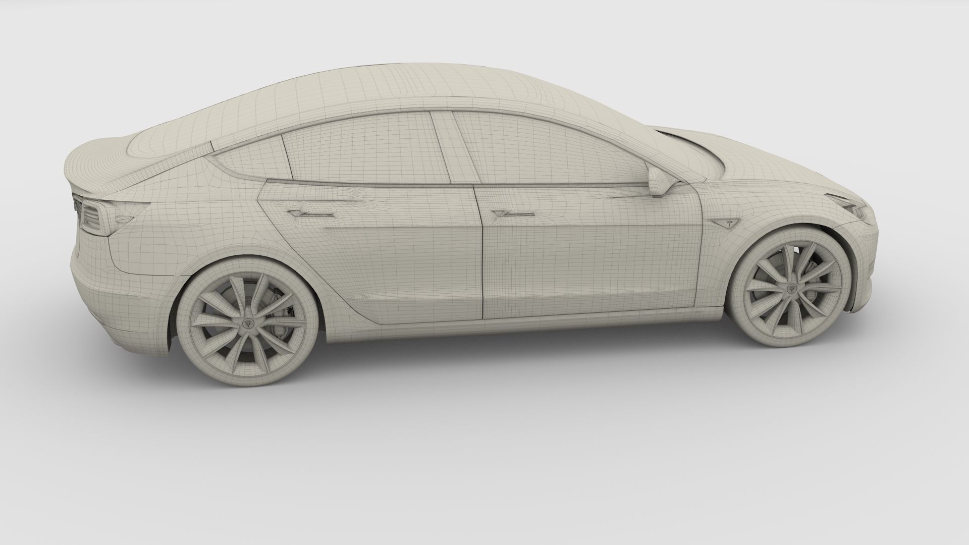 Tesla Collection Roadster Model S X 3 3D model_69