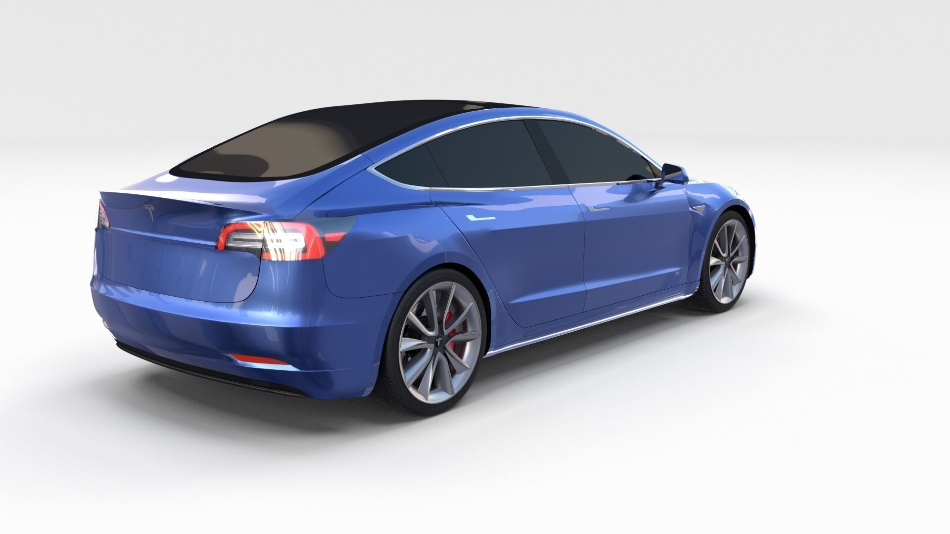 Tesla Collection Roadster Model S X 3 3D model_16