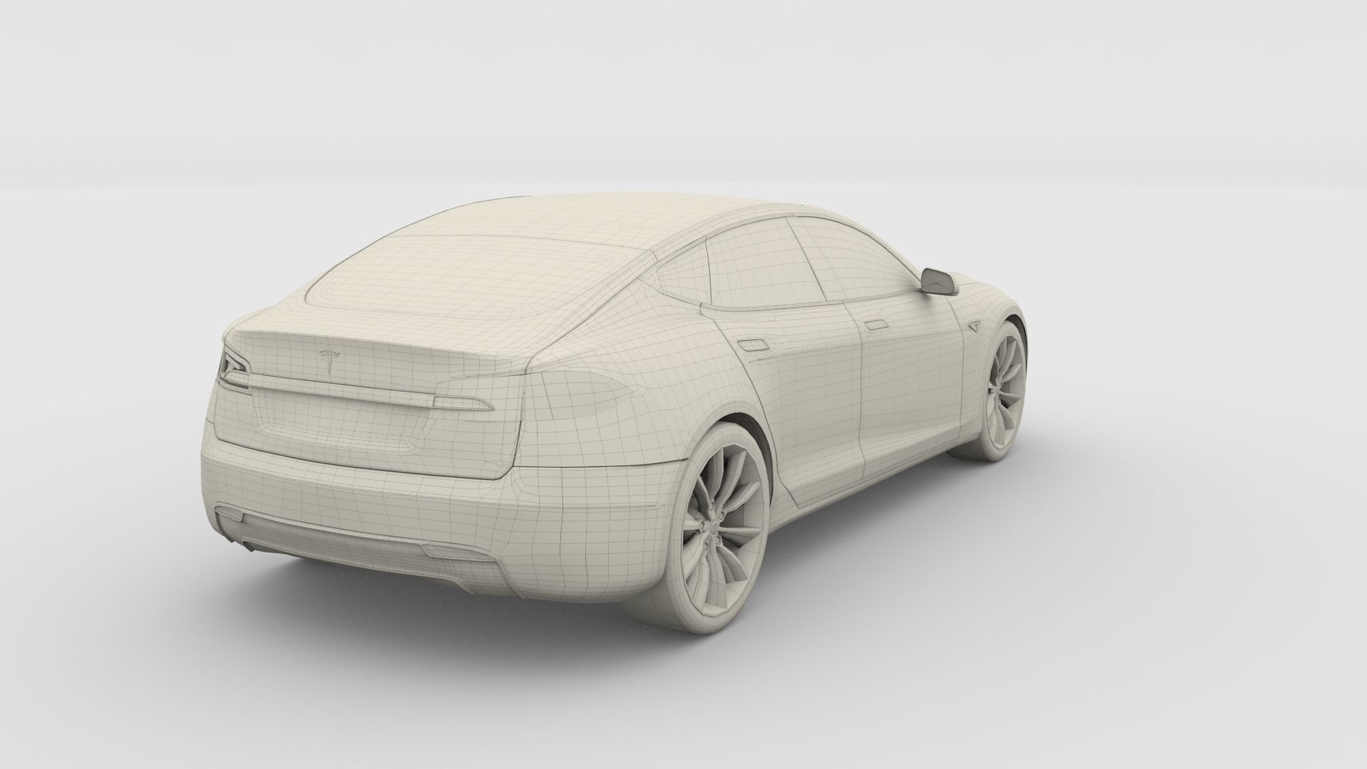 Tesla Collection Roadster Model S X 3 3D model_38