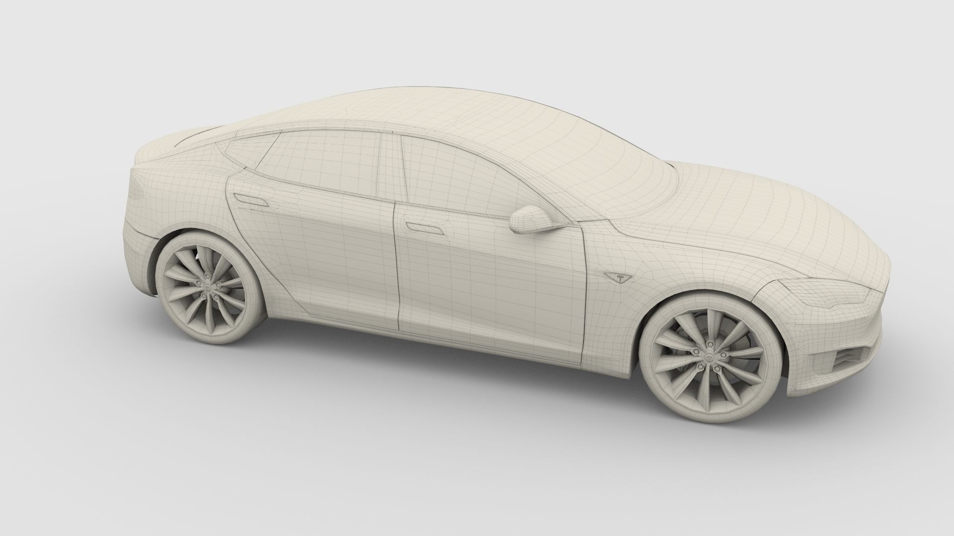 Tesla Collection Roadster Model S X 3 3D model_41