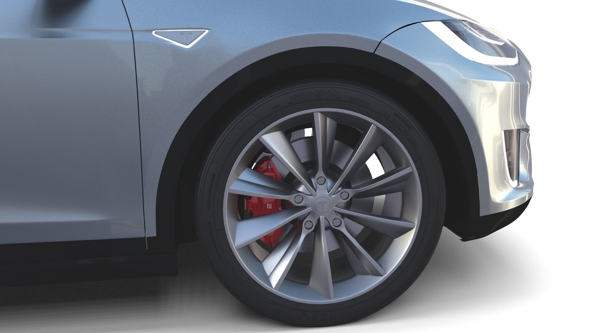 Tesla Collection Roadster Model S X 3 3D model_91