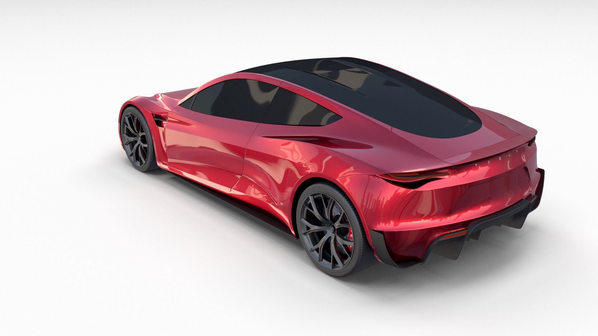 Tesla Collection Roadster Model S X 3 3D model_37