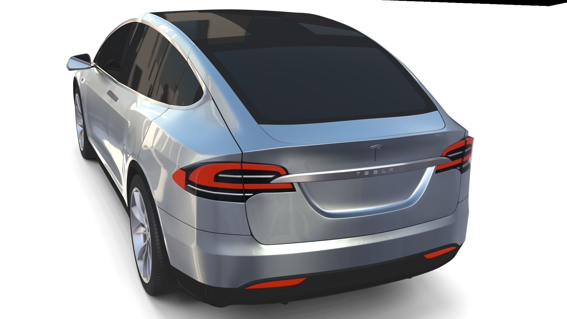 Tesla Collection Roadster Model S X 3 3D model_88