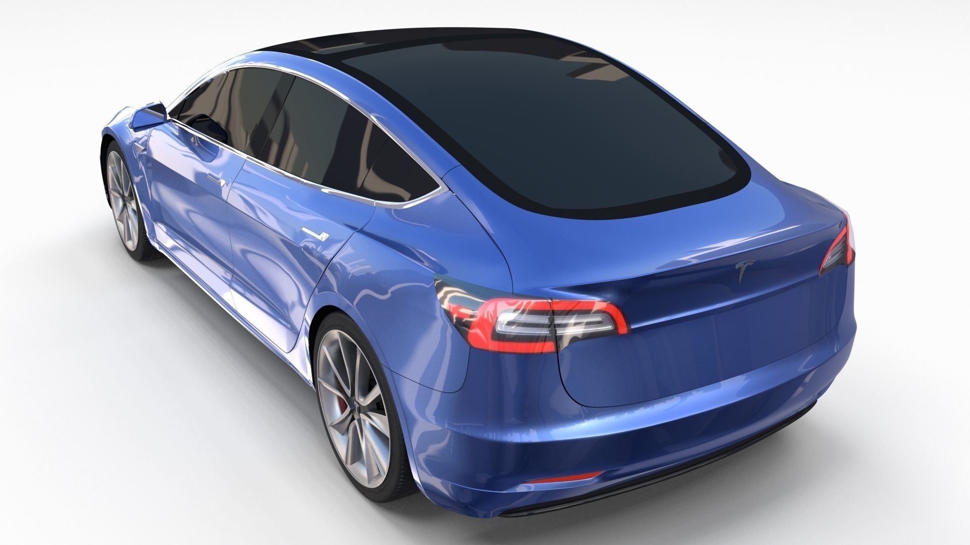 Tesla Collection Roadster Model S X 3 3D model_17