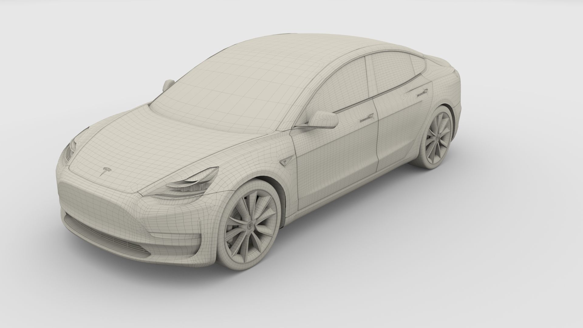 Tesla Collection Roadster Model S X 3 3D model_65