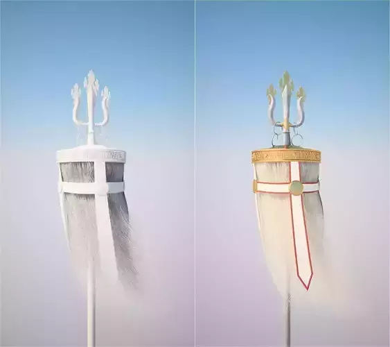 Mongolian white flag