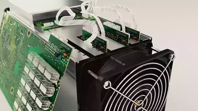 bitcoin antminer mining rig
