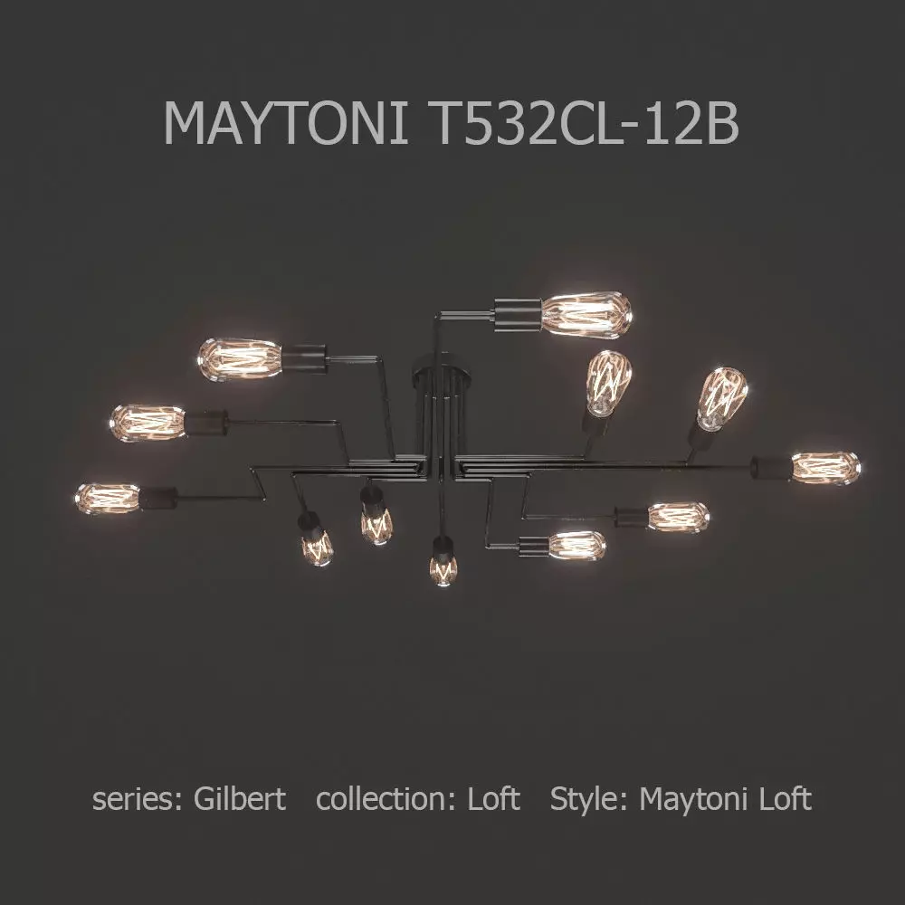 MAYTONI T532CL-12B 3D model