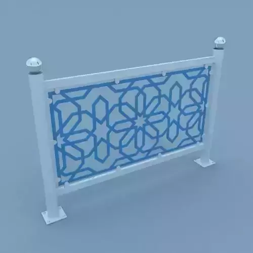 Traditional Moroccan Street Fence