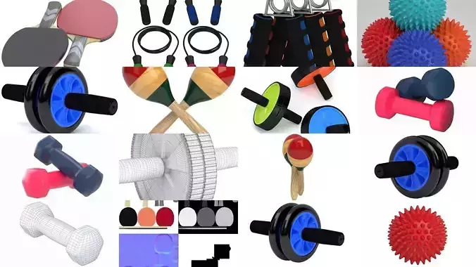 Collection Sport Equipment 