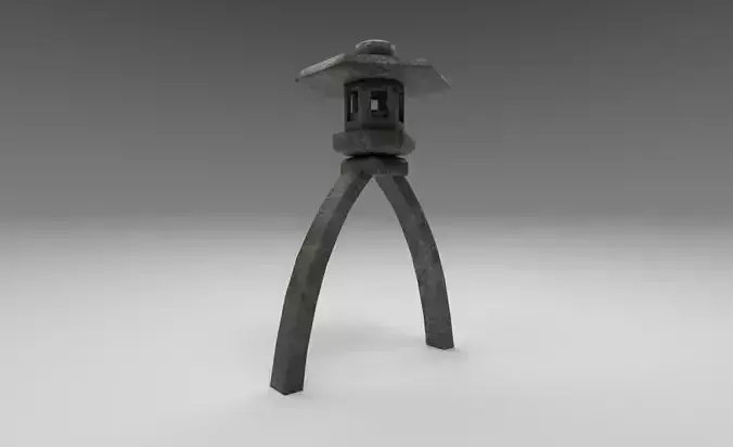 Kenrokuen japanese lantern