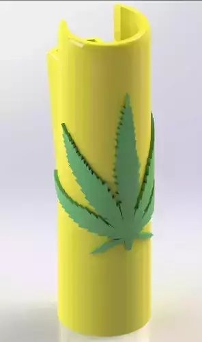 Weed Marihuana Clipper Case 3D print model