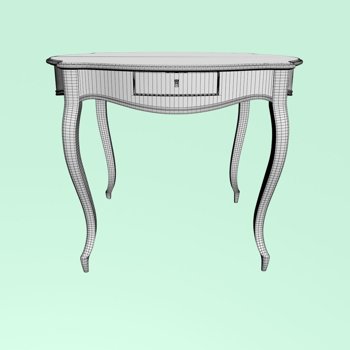Round table 3D model_7