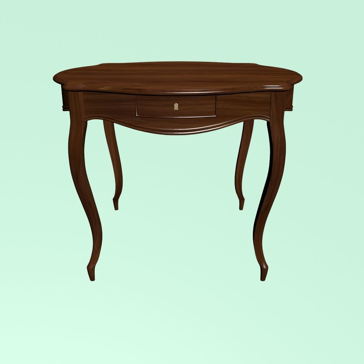 Round table 3D model_3