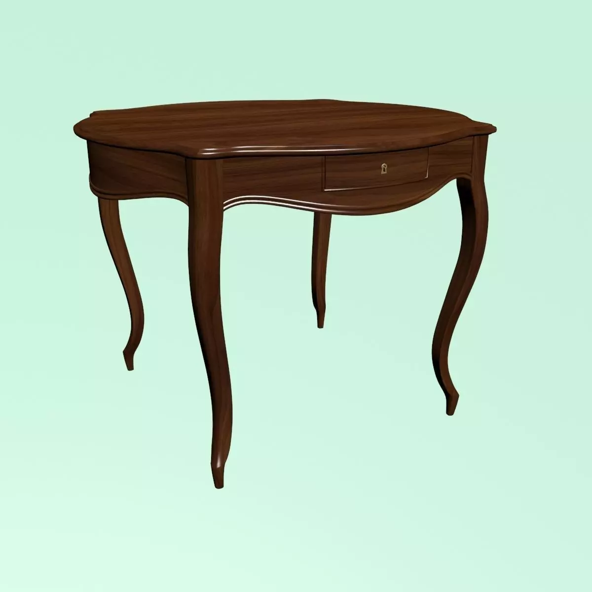 Round table 3D model_0