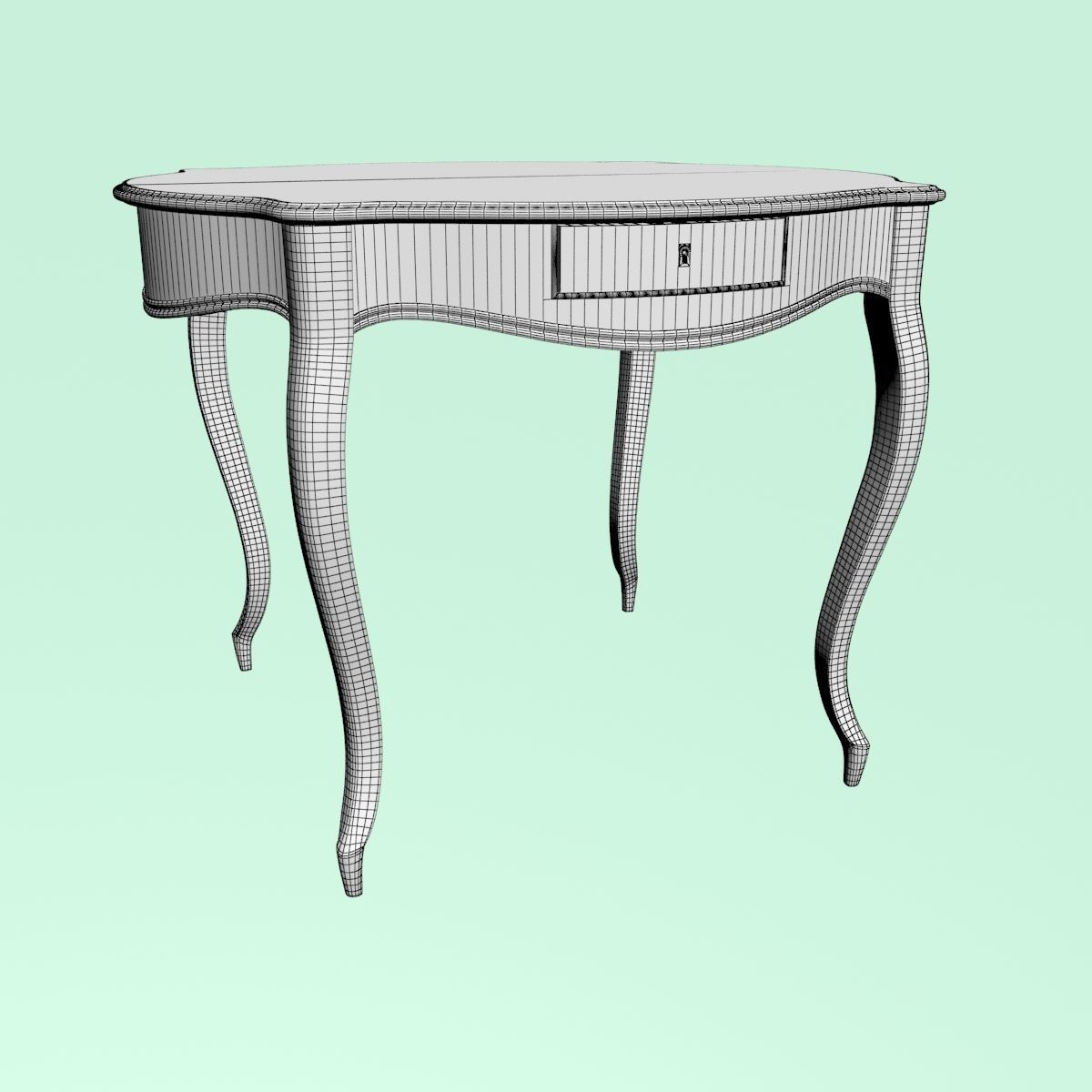 Round table 3D model_6
