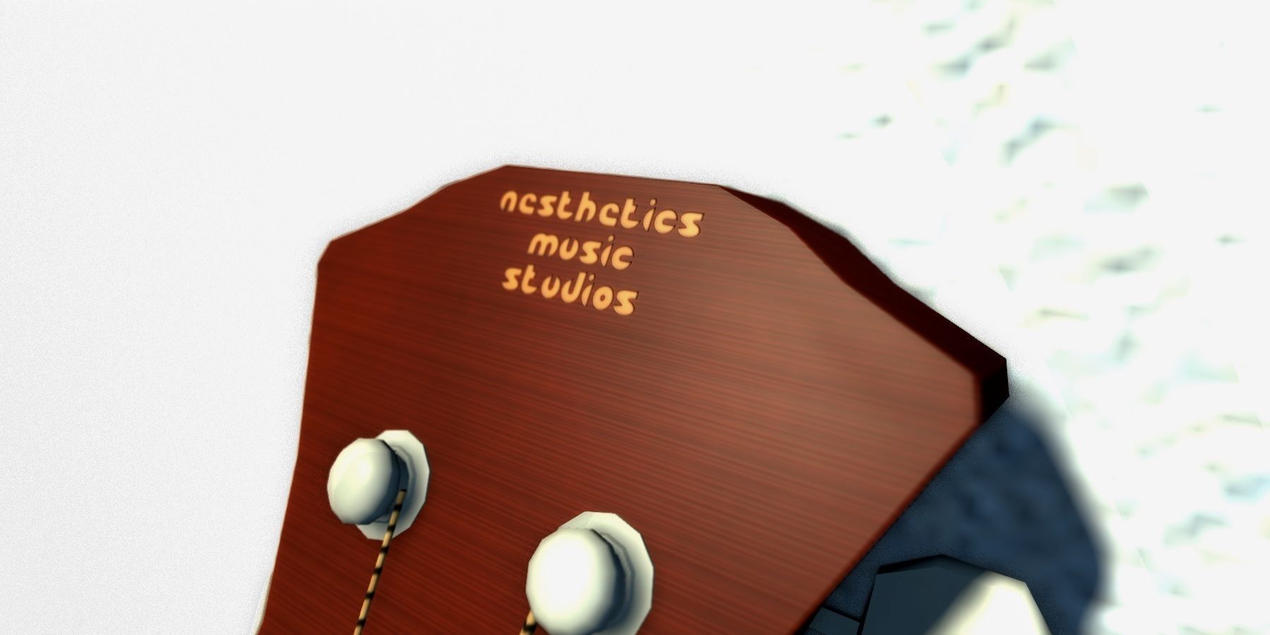 AMS Model Guitar Low-poly 3D model_3