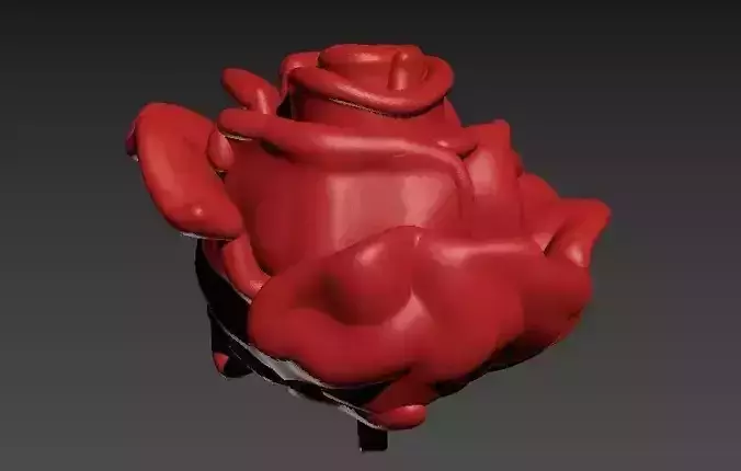 3D print Red Rose Pendants