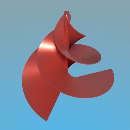 Spiral Fibonacci element 1