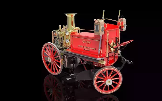 SHAND MASON STEAM POWERED FIRE ENGINE 3D print model
