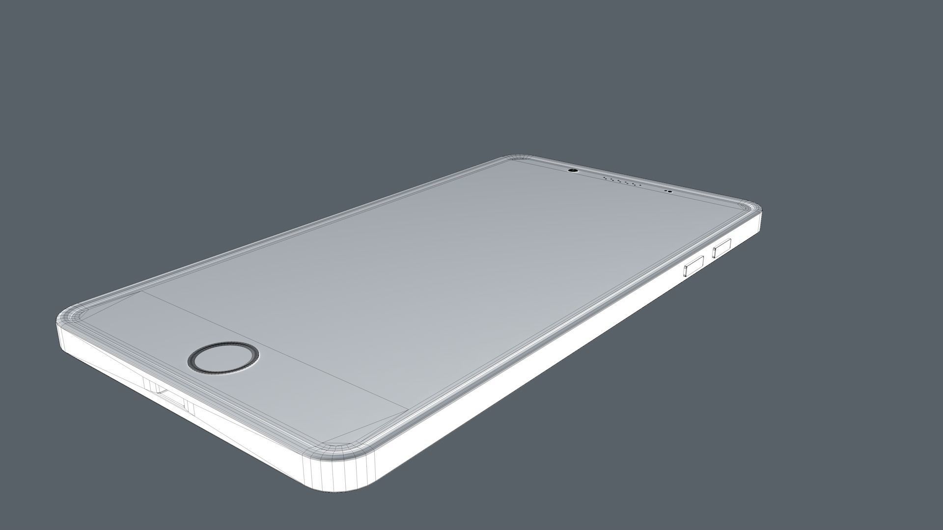 Generic Style Phone 3D model_9
