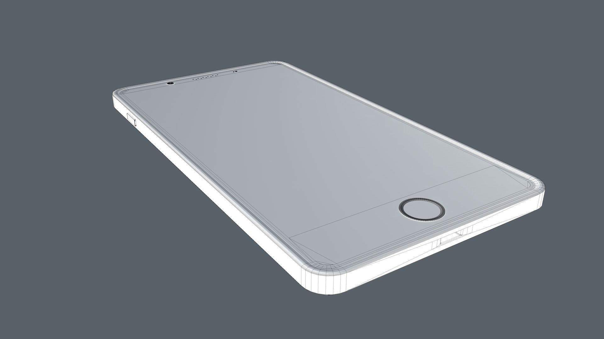 Generic Style Phone 3D model_8