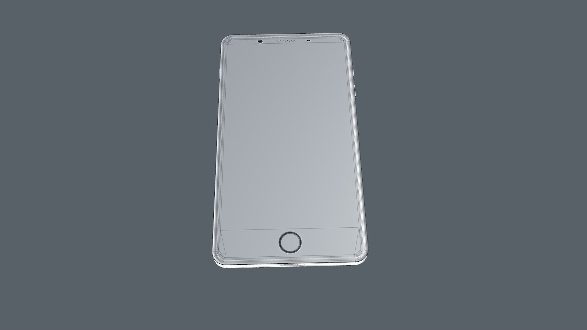 Generic Style Phone 3D model_7