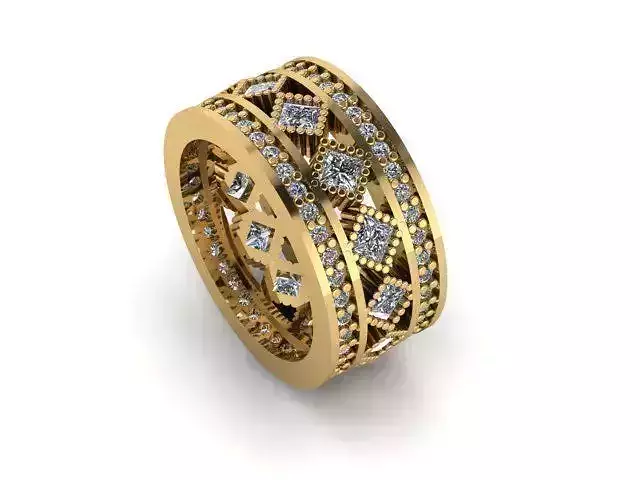 Wedding rings from 10 to 20 3D print model