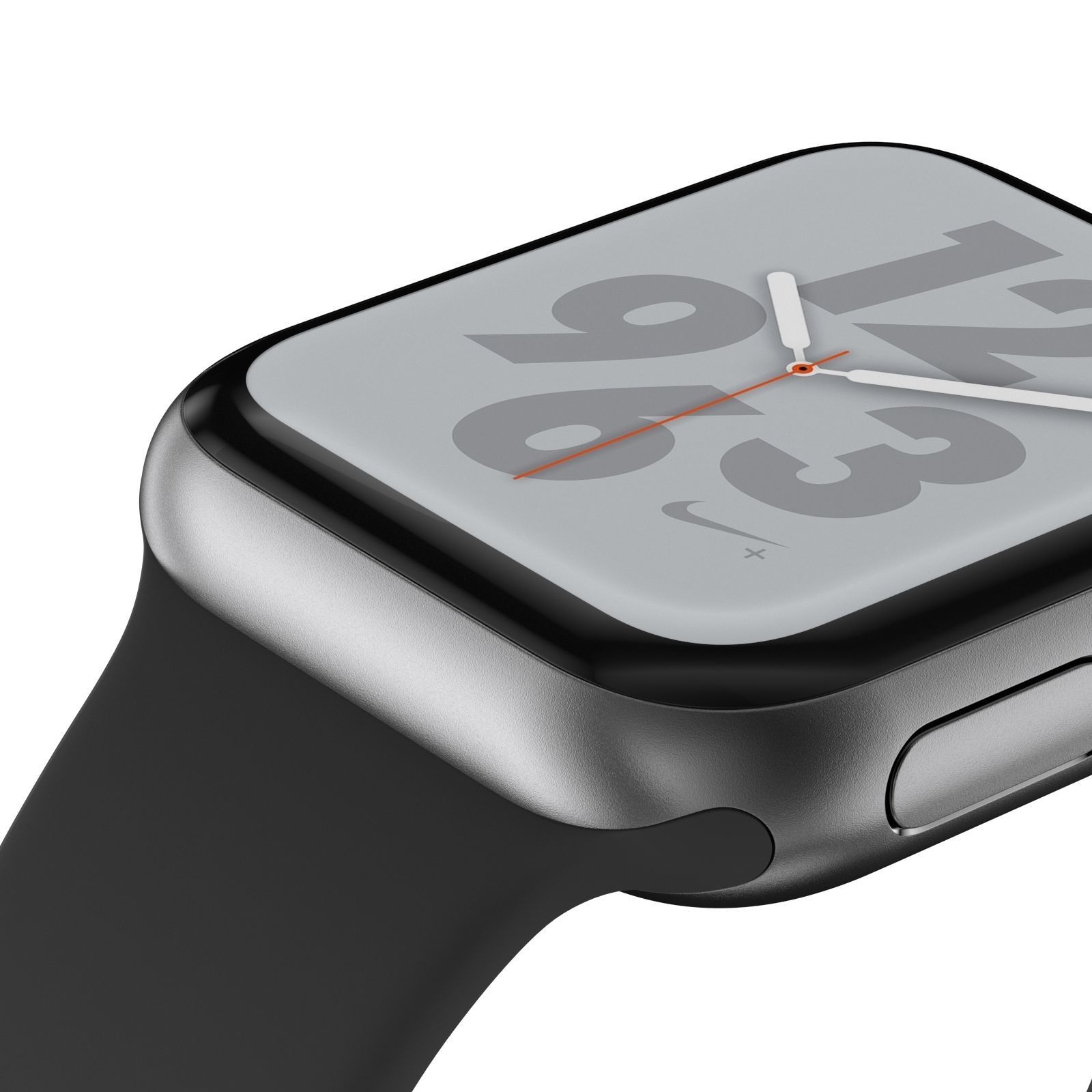 Apple Watch Series 4 Gray 3D model_7