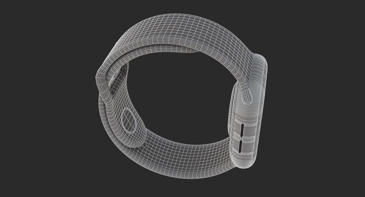 Apple Watch Series 4 Gray 3D model_13