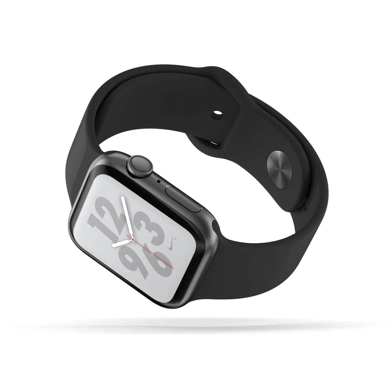 Apple Watch Series 4 Gray 3D model_2