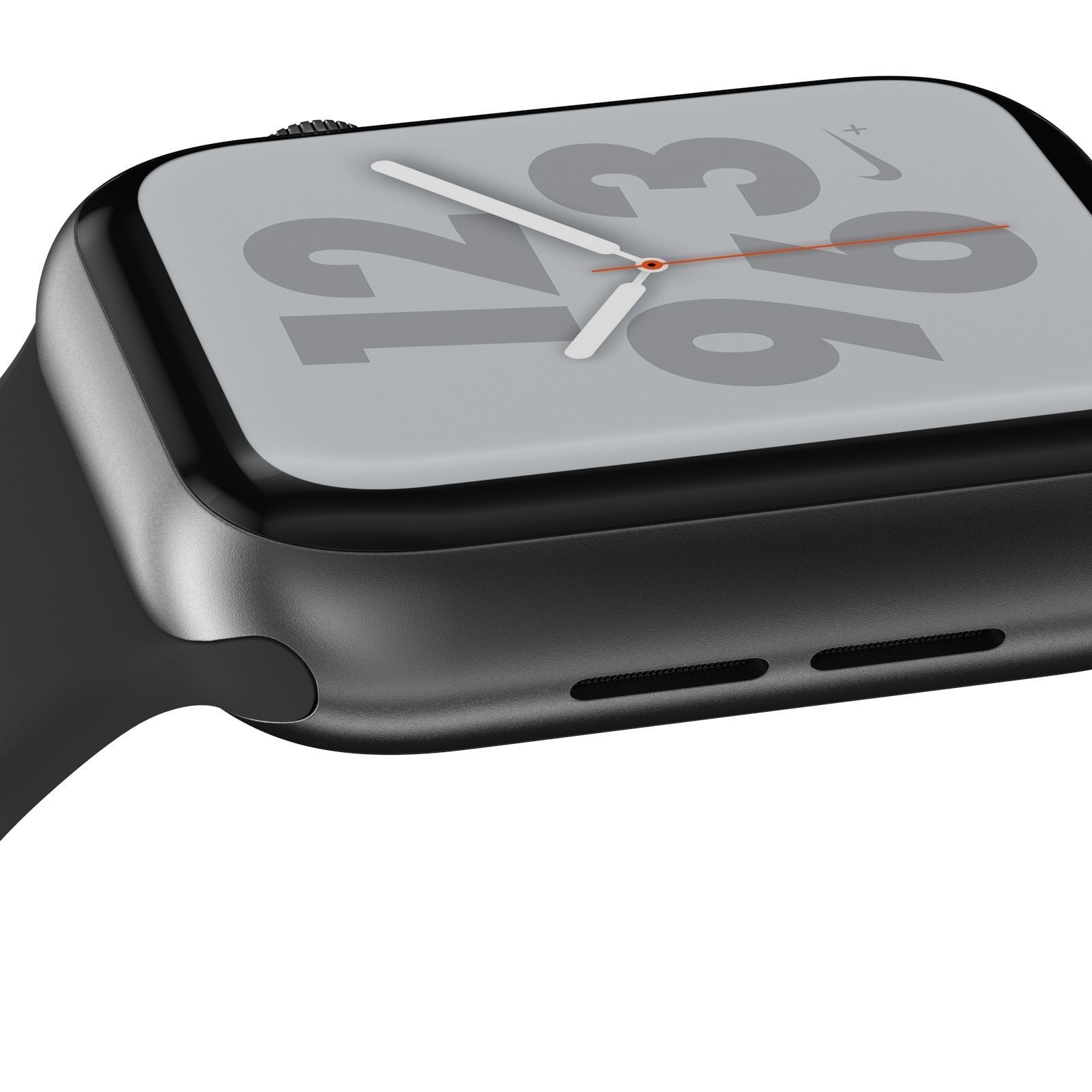 Apple Watch Series 4 Gray 3D model_8