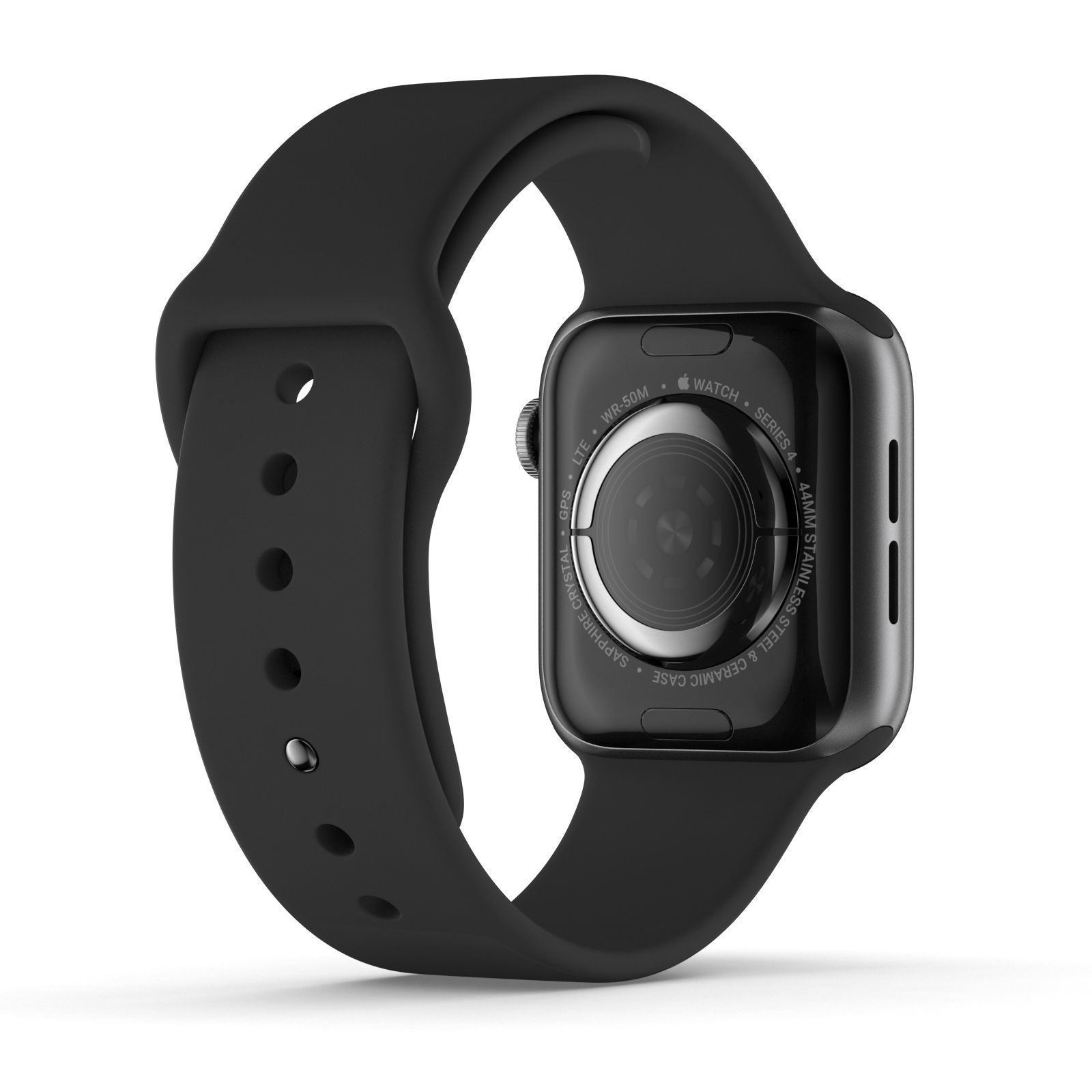 Apple Watch Series 4 Gray 3D model_6