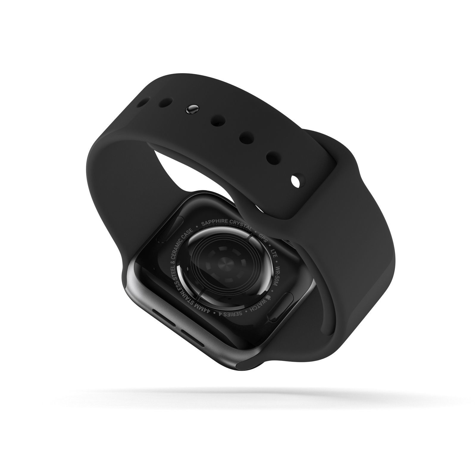 Apple Watch Series 4 Gray 3D model_4