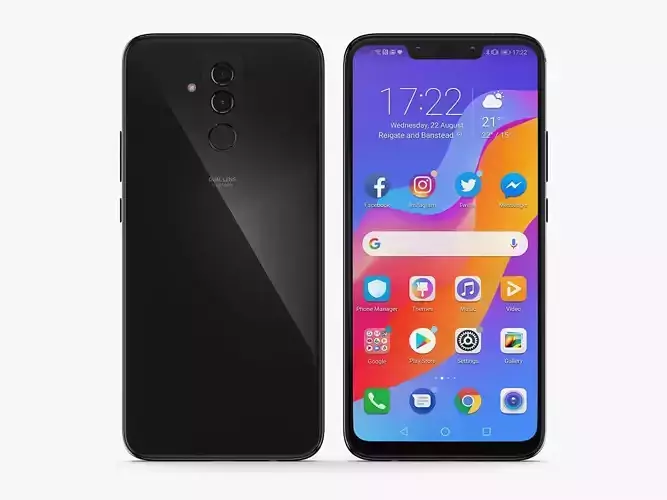 Huawei Mate 20 Lite Space Gray 3D model