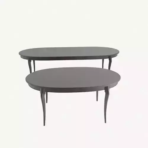 Extendible oval table N0102 lci