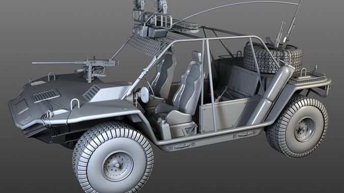desert rover 3D model