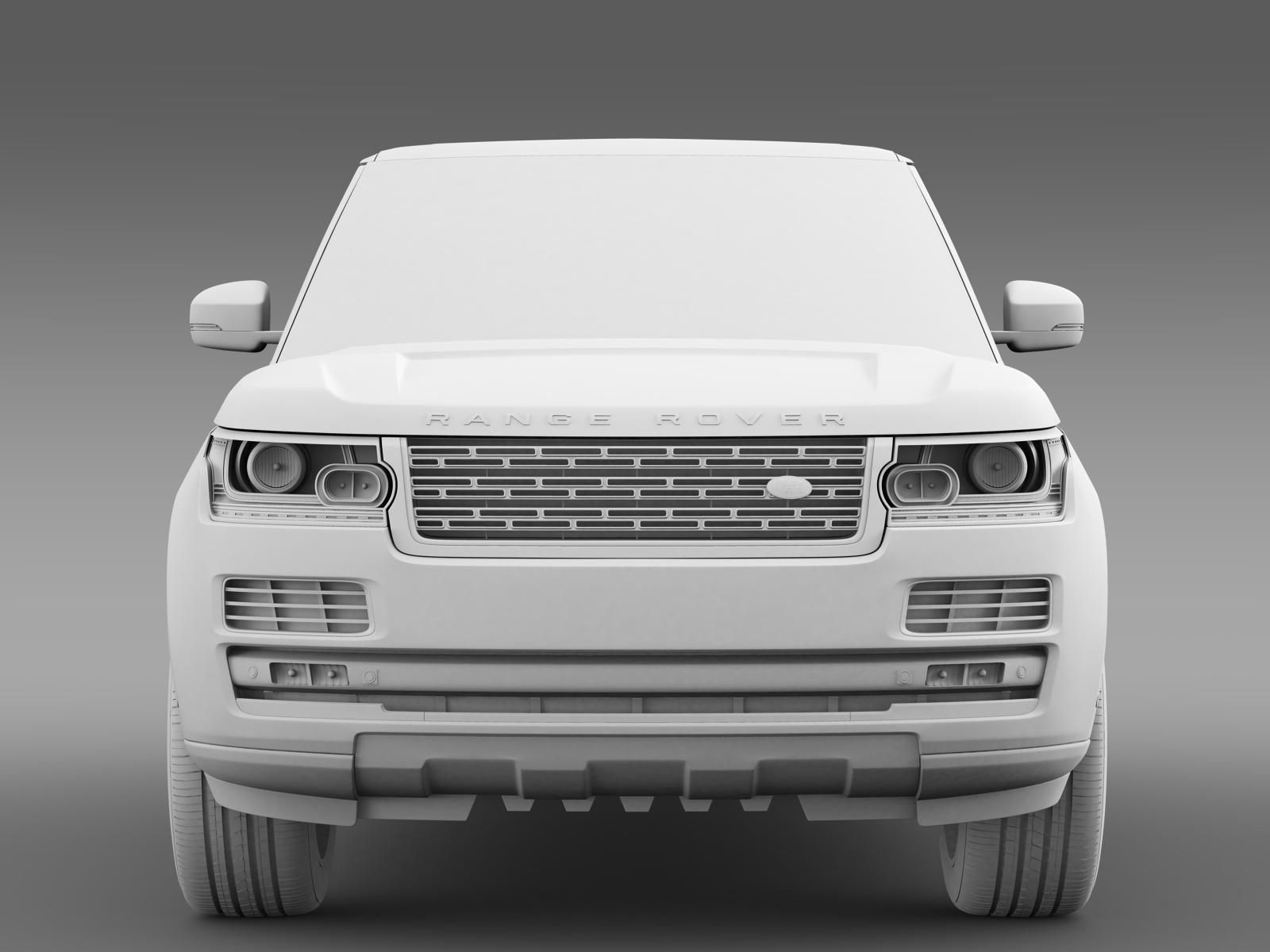 Range Rover Autobiography LWB L405 2014 3D model_12