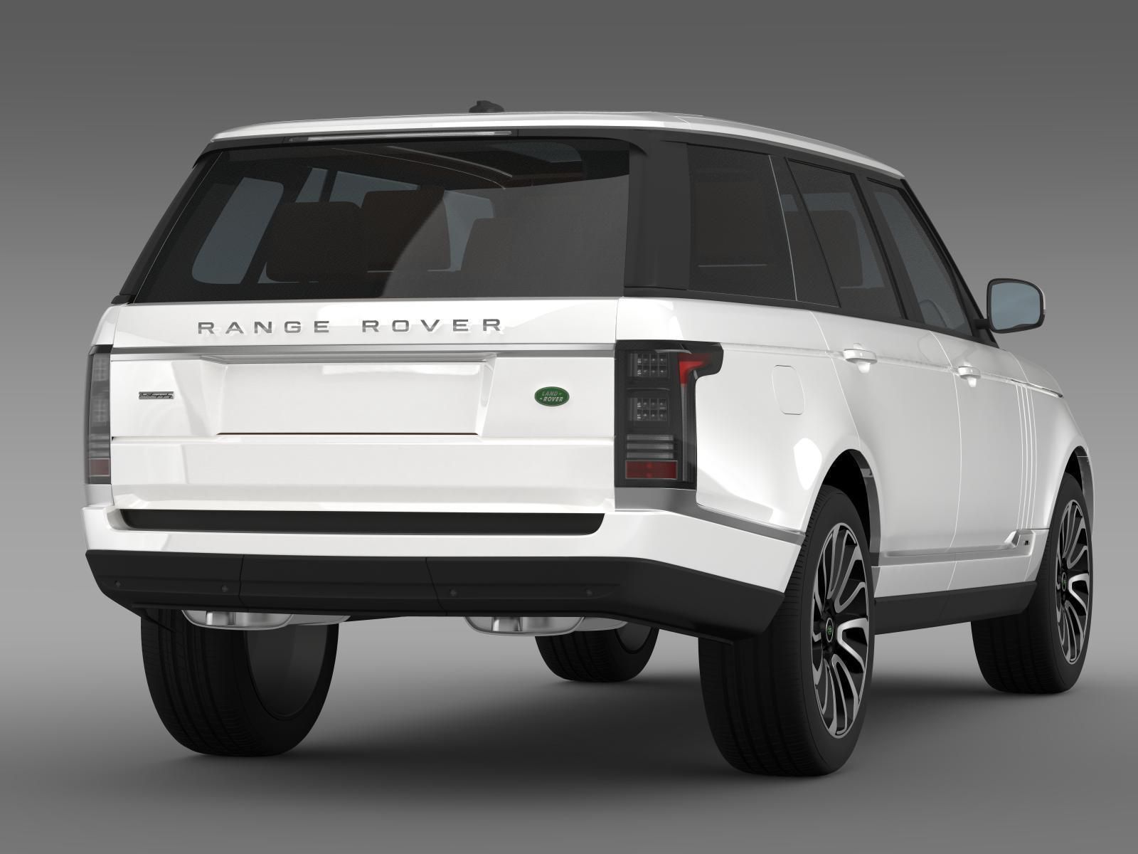 Range Rover Autobiography LWB L405 2014 3D model_8