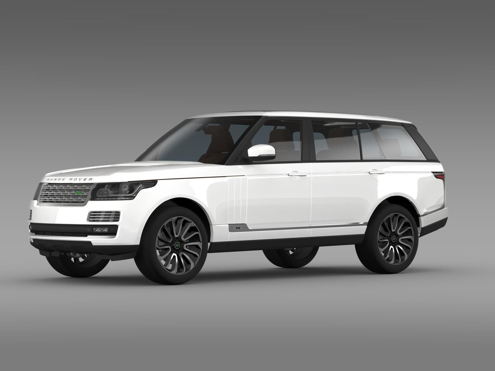 Range Rover Autobiography LWB L405 2014 3D model_3