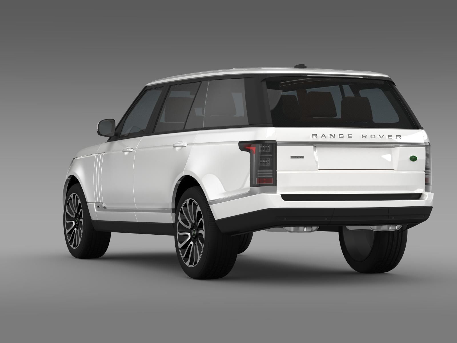 Range Rover Autobiography LWB L405 2014 3D model_6