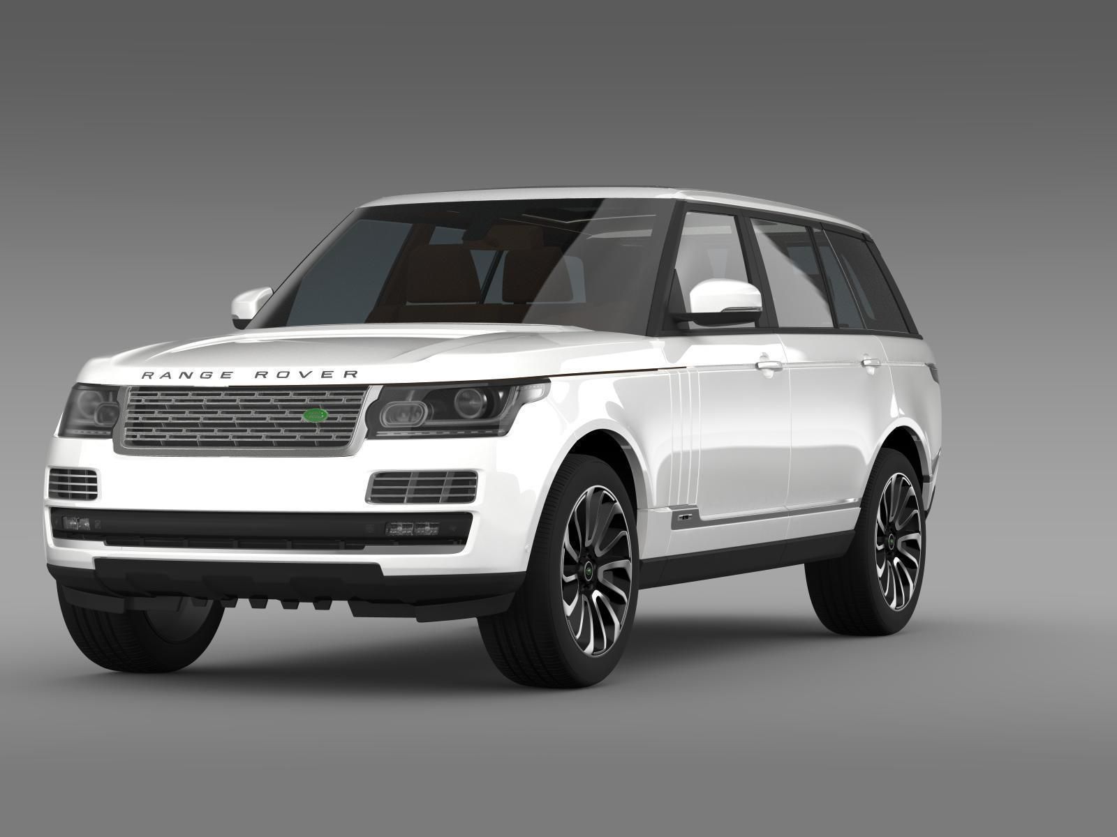 Range Rover Autobiography LWB L405 2014 3D model_1