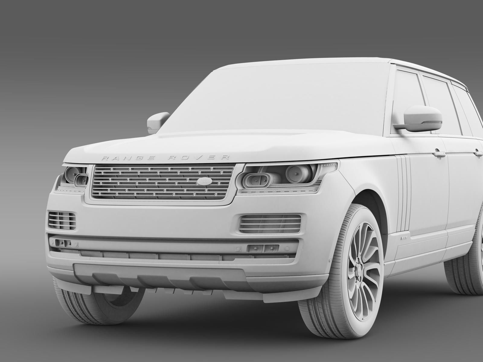 Range Rover Autobiography LWB L405 2014 3D model_14