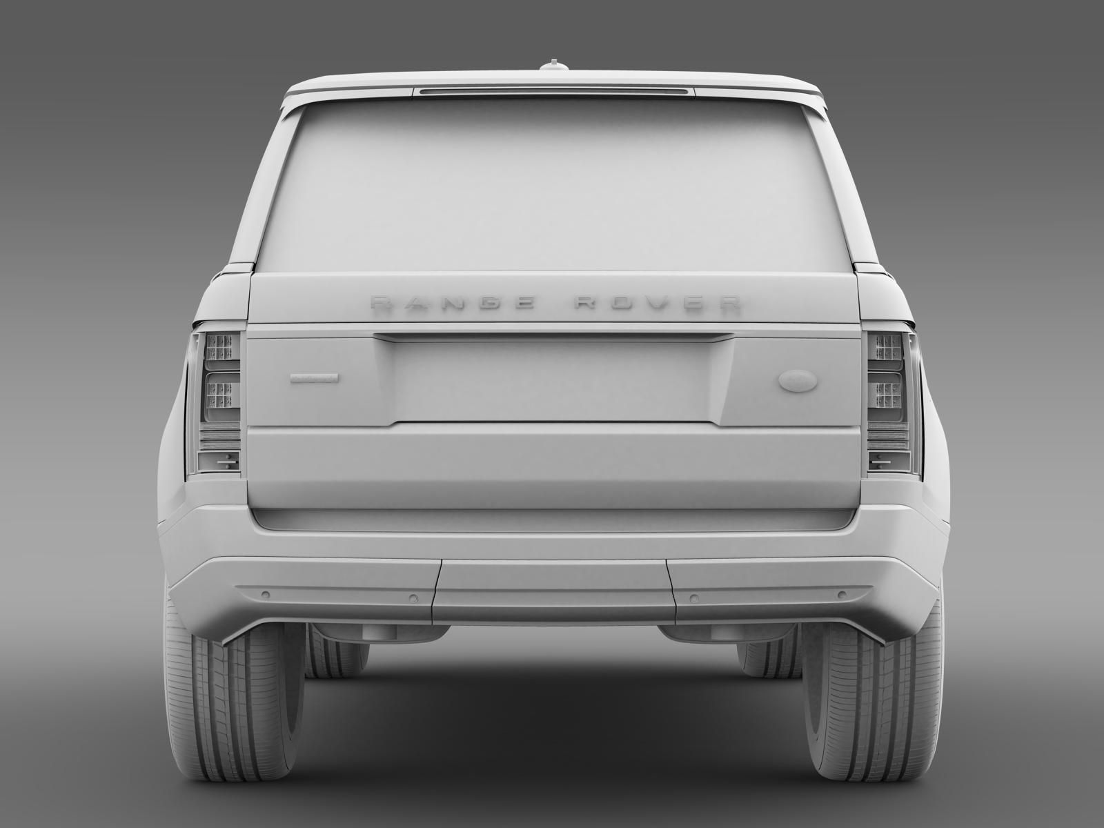 Range Rover Autobiography LWB L405 2014 3D model_13