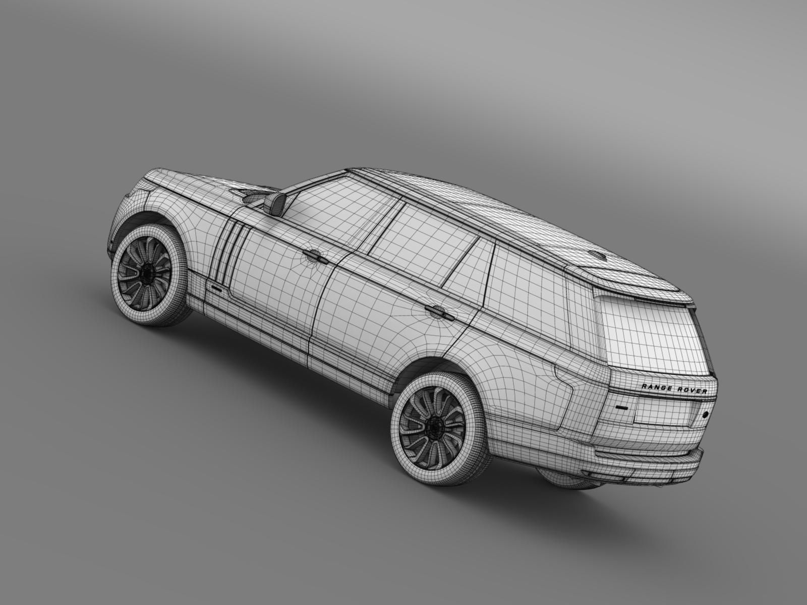 Range Rover Autobiography LWB L405 2014 3D model_18