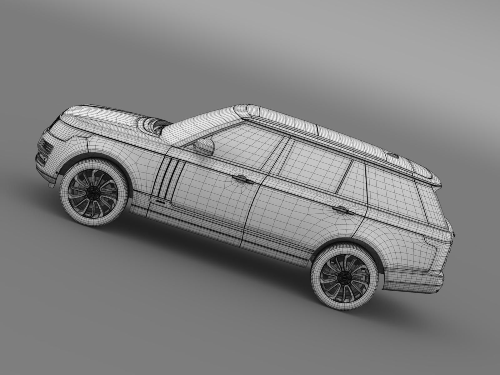 Range Rover Autobiography LWB L405 2014 3D model_17