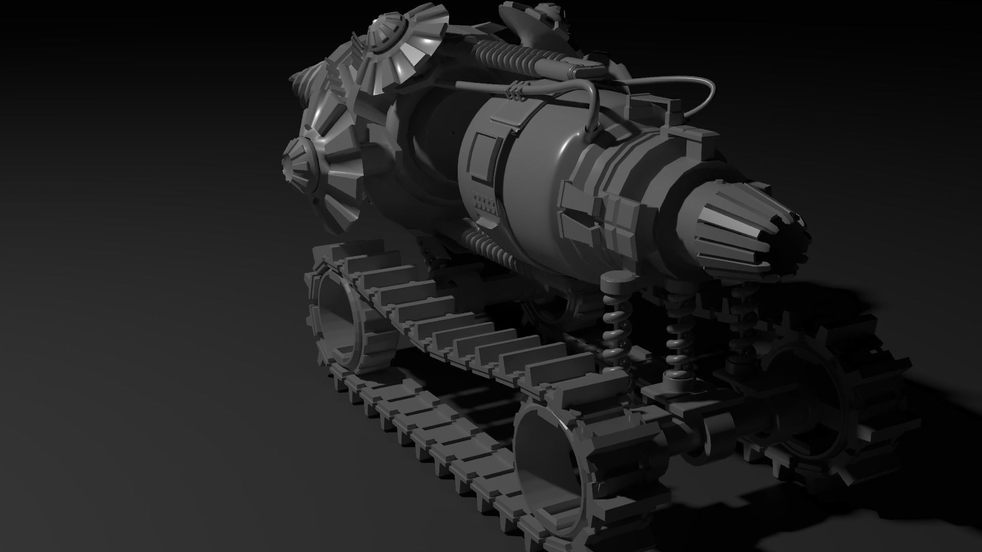 Drilling Rig - TU37 Destroyer 3D model_1