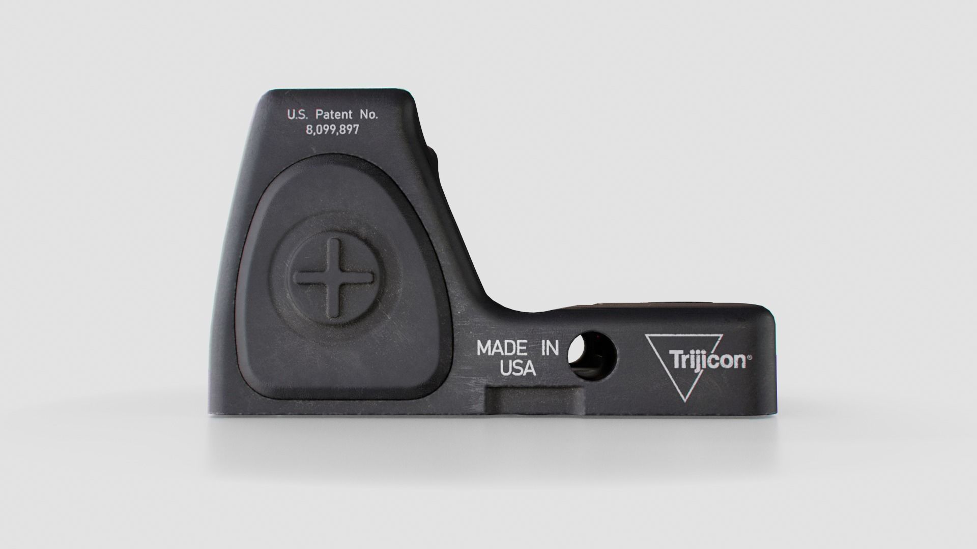 Trijicon RMR Miniature Reflex Sight Low-poly 3D model_4